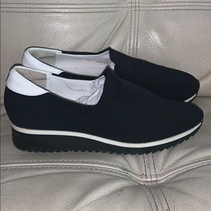 Hogl Black & White Slip Ons  sz US 6.5 / UK 4